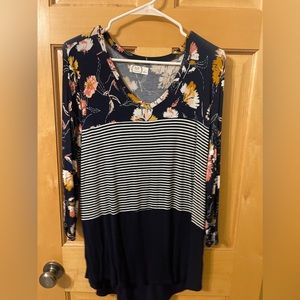 Maurices 24-7  3/4 sleeve top